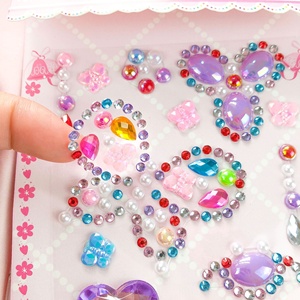 Autocollants créatifs DIY en forme de gemmes, décorations colorées en forme de cœur, de fleur et de cercle <span class=keywords><strong>pour</strong></span> enfants, récompenses <span class=keywords><strong>pour</strong></span> la maternelle - Product Image 2