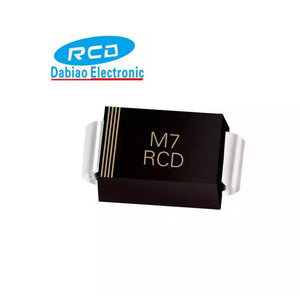 SMD <span class=keywords><strong>Diode</strong></span> <span class=keywords><strong>in4007</strong></span> M7 1A 1KV DO-214AC chung CHỈNH LƯU silicon <span class=keywords><strong>Diode</strong></span> 1000V CHỈNH LƯU 1n4007 - Product Image 1