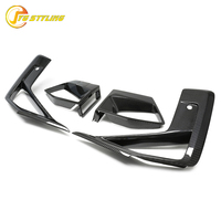 Garniture de conduit d'air avant en fibre de carbone sèche F97 F98, 5 pièces, pour BMW X3M F97 X4M F98 2022+, séparateur de pare-chocs, prise d'air en carbone véritable