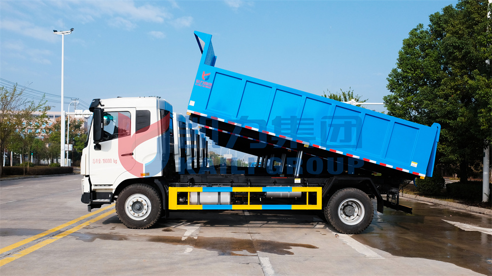 low bed dump truck 2 ton