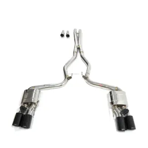 ING High Performance Stainless Steel Exhaust Catback For Ford Mustang GT 2013+ 5.0L V8 With Muffler Valves Exhaust Pipe System