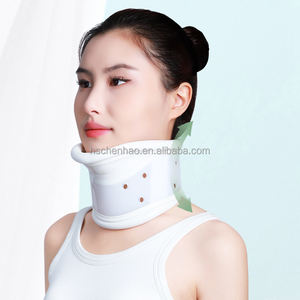 Kerah serviks Pvc medis lembut dengan penopang dagu dukungan nyaman Orthosis leher dukungan penjepit kerah tengkuk - Product Image 1