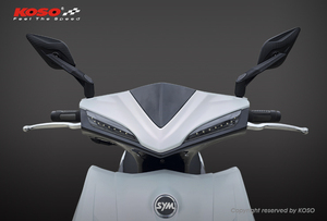Espejo de Motocicleta Aerodinámico AERO BLADE, Forma de Cuchilla de Baja Resistencia al Viento, Espejo Convexo Ligero para Scooter de Carreras - Product Image 6