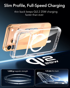 เคสโทรศัพท์สำหรับ iPhone 16 Pro Max รุ่นใหม่ โปร่งใส สีไทเทเนียมทะเลทราย แม่เหล็ก<span class=keywords><strong>ดู</strong></span>ดติดแน่น หมุนได้ ป้องกันการตก รุ่น 15pro และ 16plus - Product Image 5