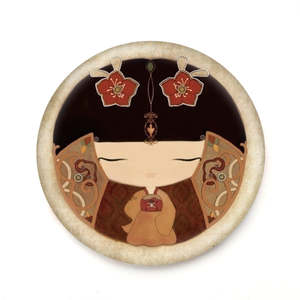 Vintage Cartoon <b>Compact</b> <b>Mirror</b> Single Sided Hd Makeup <b>Mirror</b> Elegant Art Design Portable Pocket <b>Mirror</b> For Women Girls - Product Image 5