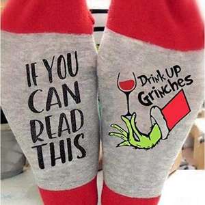 Chaussettes unisexe pour hommes et femmes, Tube imprimé personnalisé, ensemble <span class=keywords><strong>de</strong></span> cadeaux amusantes, nouveauté, chaussettes <span class=keywords><strong>de</strong></span> service - Product Image 1