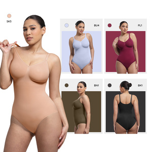 Hexin Body Modellante Elasticizzato Traspirante <span class=keywords><strong>a</strong></span> Corpo Intero Canotta Modellante Taglie Forti Invisibile Sotto i Vestiti per Donne - Product Image 2