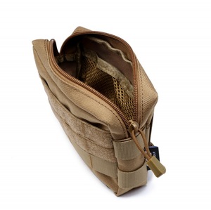 Accessoires de camping et d'alpinisme, pochette tactique durable en nylon Molle, pochette administrative horizontale, petit sac à outils EDC - Product Image 4