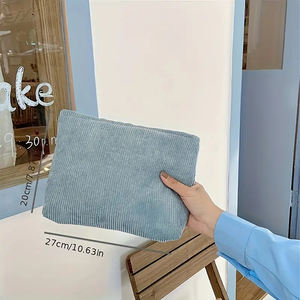 Logotipo personalizado viagens veludo cosméticos maquiagem zipper saco - Product Image 6