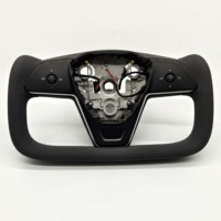 Volant noir chauffant à succès, compatible Tesla Model X Model S 2016+, Plug and Play, accessoire automobile