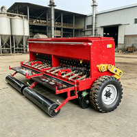 Grande Semoir de Précision Multifonctionnel pour Blé, Luzerne, Avoine et Légumes, Tracté par Tracteur Agricole, avec Boîte de Vitesses