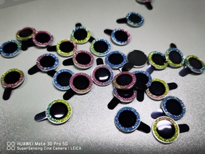 Pellicola salvaschermo ad anello per obiettivo della fotocamera glitterata di alta qualità per <span class=keywords><strong>iPhone</strong></span> 14 14 Pro 14 Max <span class=keywords><strong>13</strong></span> antigraffio Anti-olio - Product Image 5