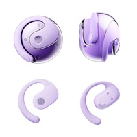 Écouteurs sans fil à conduction osseuse en gros, Bluetooth, TWS, avec indicateur de batterie LED, puce JL, couleur bleue, longue autonomie