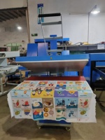 Gaoshang usine grande taille 80x100 presse à chaud machine à glissière manuelle plat textile feuille de métal sublimation nouveau pour le marché américain