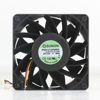 Sunon 5V 24V 48V DC12V 36W AC EC 12038 120X120X38MM 12CM PWM Contrôle de température violent PSD1212PMBX 2.B1575.AF.C901 Ventilateur de refroidissement