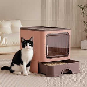 Caja <span class=keywords><strong>de</strong></span> <span class=keywords><strong>arena</strong></span> <span class=keywords><strong>para</strong></span> <span class=keywords><strong>gatos</strong></span> con ventilación científica, extraíble, antiolores, antisalpicaduras <span class=keywords><strong>de</strong></span> <span class=keywords><strong>arena</strong></span>, diseño lavable, fácil <span class=keywords><strong>de</strong></span> limpiar, ecológica, extra grande - Product Image 5