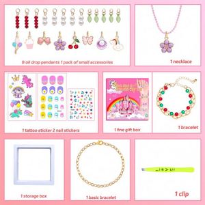 Personalized Name Birthstone Bracelet for Women Custom <b>Plastic</b> Educational DIY Toy Set Charms Trendy <b>Beaded</b> Bracelet Ages 3+ - Product Image 3