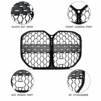 Grille avant pour BMW G26, directement de l'usine, référence OE 51139466886, noir brillant avec points argentés, livraison en 15-30 jours, garantie de 6 mois