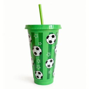 Eco Friendly <b>Reusable</b> PP Soccer Party <b>Cup</b> 24oz Football Fan Water <b>Cup</b> for Sports Events and Parties - Product Image 3