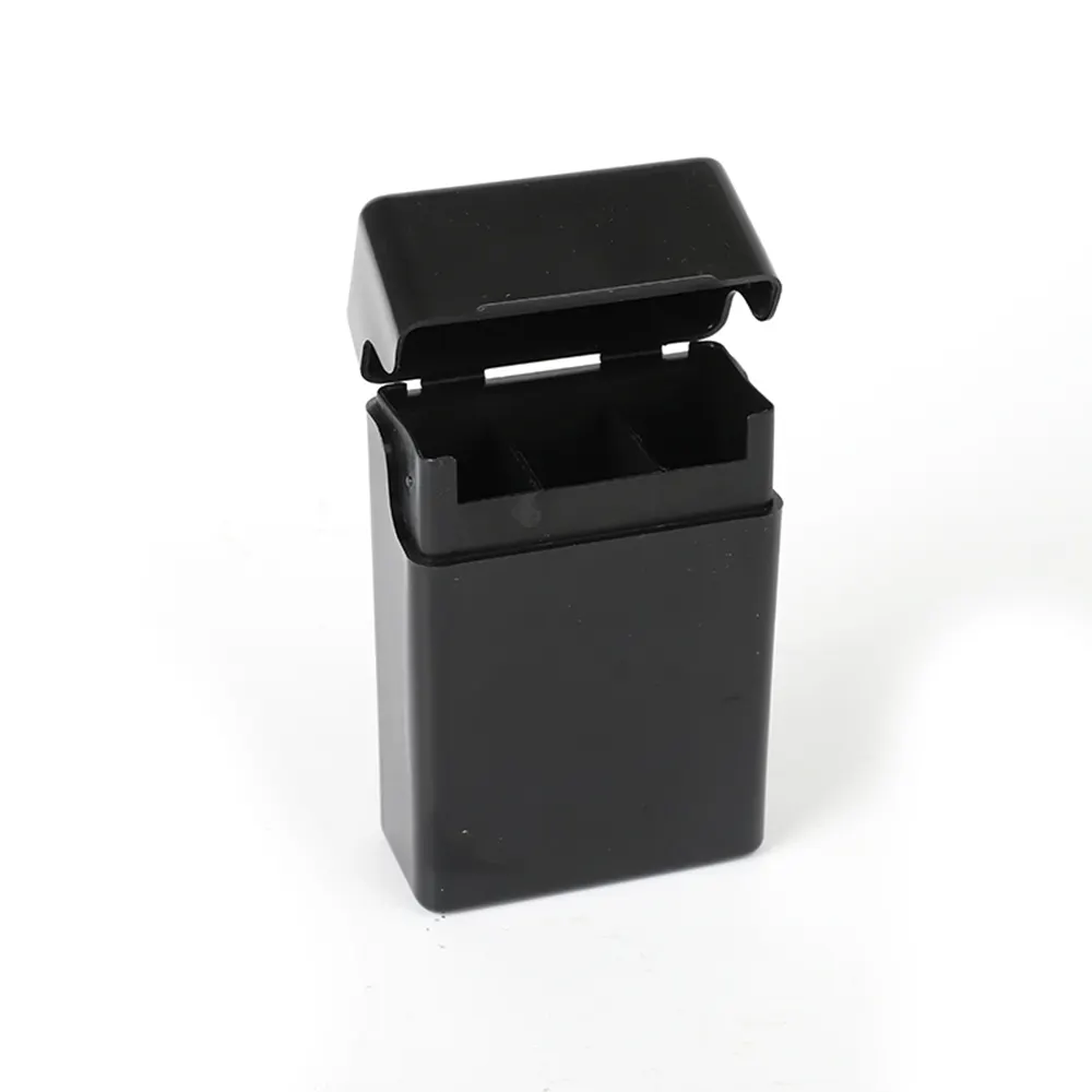 JL-318N New Fashion High Quality Cases Black Color Plastic Cigarette Box With Cheaper Price