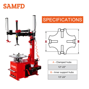 Démonte-pneus à bras articulé SAMFD de haute qualité 10"-24" – Machine mobile populaire pour atelier de réparation de pneus automobiles - Product Image 3