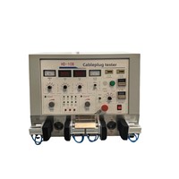 Testeur de Prises Électriques – Équipement Complet de Test de Câbles d'Alimentation avec Prise pour la Détection de Continuité et de Courts-Circuits