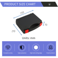 Prix d'usine Ningbo OEM Plastique PP pour TPC002 pour Boîte à Outils Complète - Antichoc, Étanche à la Poussière, Portable