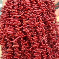 Fil de Perles de Corail Bâtonnet Blanc Rose Orange Rouge au Choix, pour Bracelets, Colliers, Matériel de Fabrication de Bijoux