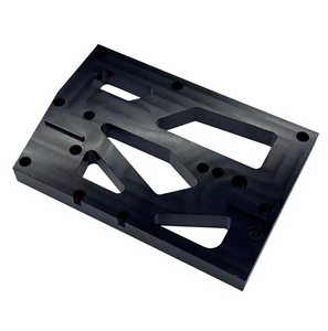 Placa de Montaje Hueca Ligera de Aluminio Anodizado, Mecanizada por CNC, Personalizada OEM, Equipo de Automatización de Alta Precisión - Product Image 2