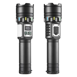 Lampe torche laser COB blanche à zoom longue portée transfrontalière 2000 mAh rechargeable LED avec câble de charge Type C - Product Image 3