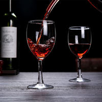 Verre à vin en acrylique transparent de 16 oz, sans BPA, de qualité alimentaire, avec logo personnalisé, en stock, pour les fêtes, les événements, les bars