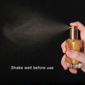 Etiqueta privada Body <span class=keywords><strong>Shimmer</strong></span> Maquillaje Body <span class=keywords><strong>Shimmer</strong></span> Oil Liquid Highlighter Brightening Sexy Glow Glitter Highlighter <span class=keywords><strong>Spray</strong></span> - Product Image 3