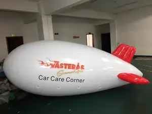 カスタマイズされたインフレータブル屋外広告飛行船PVCモデル商用ヘリウムバルーン飛行船