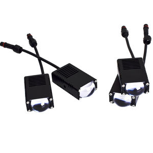 SENLO Vente en gros de feux antibrouillard LED pour pare-chocs de voiture, <span class=keywords><strong>petite</strong></span> <span class=keywords><strong>taille</strong></span>, lentille bleue T1, 50W, éclairage automobile pour <span class=keywords><strong>moto</strong></span>, accessoires d'éclairage automobile ODM - Product Image 2