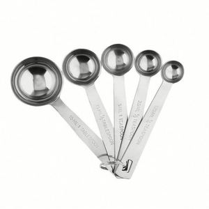 Juego de Cucharas Medidoras Apilables de Acero Inoxidable de Primera Calidad, para Regalo, para Medir Ingredientes Secos y Líquidos, para Cocinar y Hornear - Product Image 3