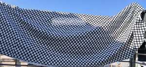 Hand Stitched Kantha <b>Quilt</b> Printed Organic Cotton Traditional Home Decor <b>Throw</b> Blue Polka Dot Pattern All Season - Product Image 6