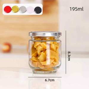 OMI Glass <b>Mason</b> <b>Jars</b> with Lids <b>Wide</b> <b>Mouth</b> Airtight Food Grade 8oz 32oz for Cream Honey Jam Pickle Storage Kitchen Use - Product Image 5
