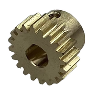 Engrenage d'entraînement en laiton usiné CNC haute précision 3/4/5 axes avec usinage par électroérosion à fil et brochage pour la transmission en automatisation industrielle