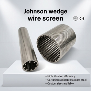 Filtre à cale en acier inoxydable sur mesure, type Johnson Vee, tube filtrant en acier inoxydable SS304/SS316, cylindre à fil de cale - Product Image 1