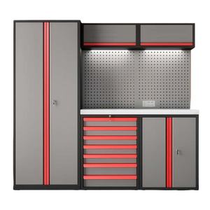 ตู้เหล็กโรงรถความลึกขนาดใหญ่ที่กำหนดเอง2026ที่เก็บของเหนือศีรษะ/ติดผนังจัดส่งเร็วสำห<span class=keywords><strong>รับ</strong></span>การจัดเก็บ<span class=keywords><strong>พื้น</strong></span>โรงรถ - Product Image 6