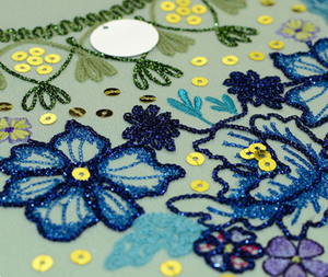 Machine à broder à sequins YUANHENG à 9 aiguilles et 4 têtes, plate et simple, <span class=keywords><strong>OLH</strong></span>/TX/DAMEI, 1200 tr/min, double damier, double reciprocateur - Product Image 4