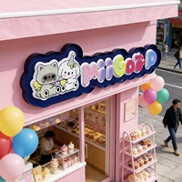 Bandes lumineuses LED personnalisées en acrylique cristallin, étanches, avec logo en lettres et transformateur, pour la décoration publicitaire des boutiques et centres commerciaux