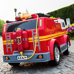Nuevo <span class=keywords><strong>Camión</strong></span> <span class=keywords><strong>de</strong></span> <span class=keywords><strong>Bomberos</strong></span> Eléctrico con Control Remoto para Niños Grandes, 4 Ruedas, Dos Plazas, <span class=keywords><strong>Juguete</strong></span> <span class=keywords><strong>de</strong></span> Plástico Educativo y Seguro - Product Image 3