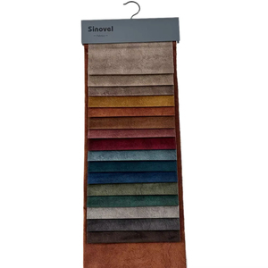 Tissu en velours floqué néerlandais professionnel de haute qualité à bas prix, uni, plusieurs couleurs, imperméable, pour canapés et imprimés - Product Image 3