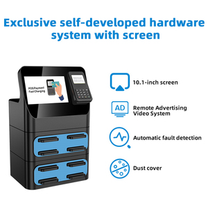ผู้ผลิตตู้เช่าโทรศัพท์มือถือแบบพกพาพร้อมระบบ POS ในตัว 8 ช่อง สำหรับชาร์จแบตเตอรี่แบบแบ่งปัน ขายดีในปี 2026 - Product Image 5