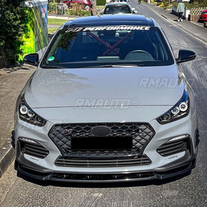 Front Bumper <b>Lip</b> Spoiler Diffuser <b>Splitters</b> Body Kit Aprons Cover Guard Trim for Hyundai I30N MK3 MK3.5 2017+ - Product Image 6