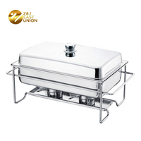 Équipement de cuisine de haute qualité marmite service chauffant traiteur acier inoxydable nourriture buffet cuisinière chauffe-plat pour hôtel