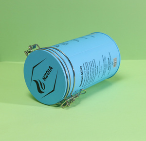 Tùy Chỉnh 200Ml 500Ml Thực Phẩm An Toàn Sang Trọng Kín Trà Hộp Thiếc Lớn Vàng Kim Loại Rỗng Cà Phê <span class=keywords><strong>Tin</strong></span> Có Thể Container Với Van - Product Image 5