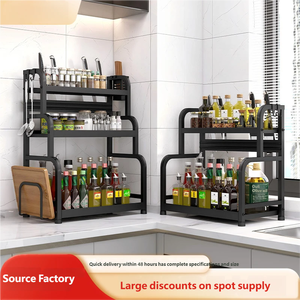 Étagère multi-niveaux robuste de qualité supérieure pour le <span class=keywords><strong>rangement</strong></span> des articles ménagers et des ustensiles de cuisine - Product Image 5