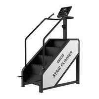 Machine de cardio-training professionnelle pour la montée d'escaliers avec écran tactile et personnalisation des couleurs - Équipement de fitness cardio